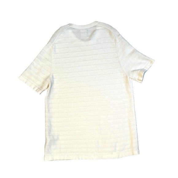 Abercrombie & Fitch White T-shirt Dress Striped Size Large Excellent Condition - Picture 5 of 7